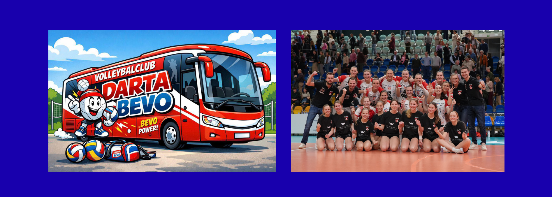 Knack Volley Roeselare supportert voor Darta Bevo Roeselare | Knack ...